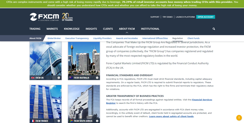 Regulación 2 FXCM Regulación 2 FXCM